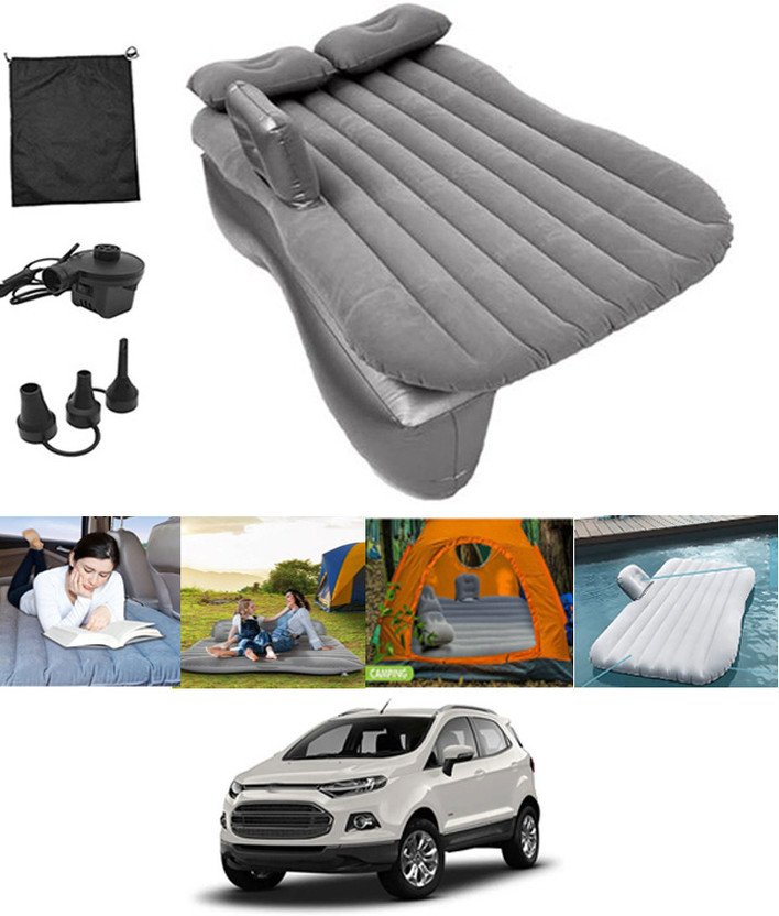 ABJD ABJD Silver Inflatable Car Travel Bed/Two Pillows/Pump For Ecosport Ford 2013 Multifunctional Car Inflatable Bed Mattress For(Car Travel,Camping,Swimming) Car Inflatable Bed(Ecosport) - Flipkart Deal