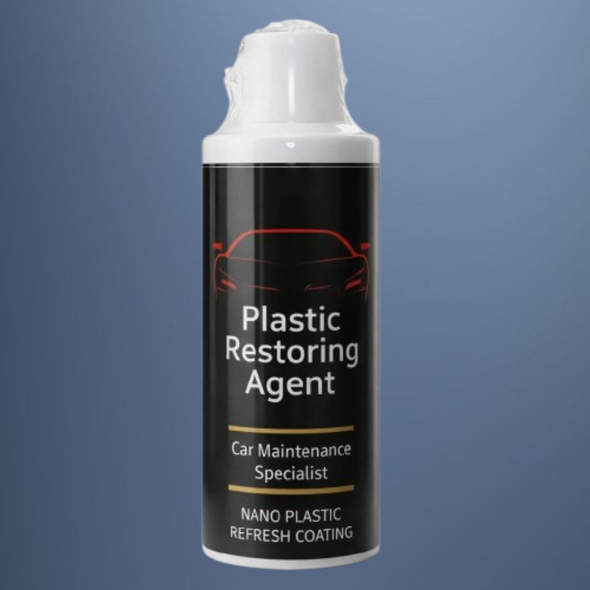 Crawloff Plastic Refresh Coating for Comprehensive Car Detailing Plastic Restoring Agent for Weather Stripping and Trim Vehicle Interior Cleaner(100 ml)