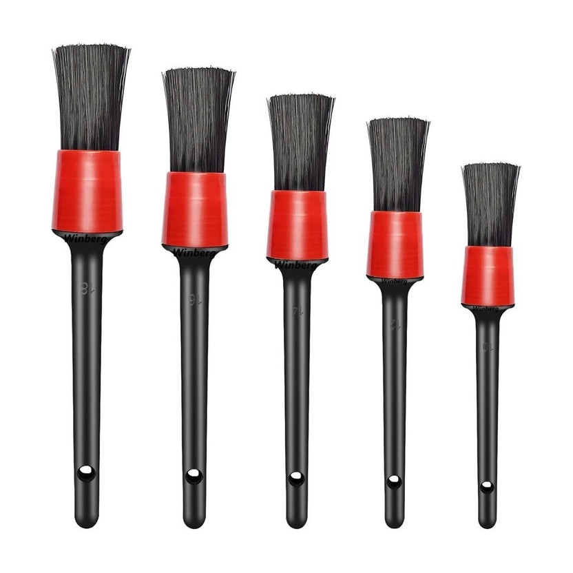 Decozare Decozare 5 Piece Auto Detailing Brush Set for Car Interior Exterior and Engine Bay 5 Piece Auto Detailing Brush Set for Car Interior Exterior and Engine Bay Vehicle Interior Cleaner(10 ml) - Flipkart Deal