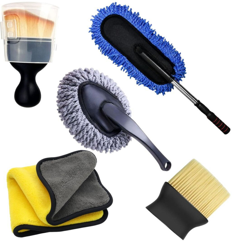 khushmogal hub Premium 5-in-1 Car Cleaning & Detailing Kit all Vehicle Interior Cleaner(4 ml)