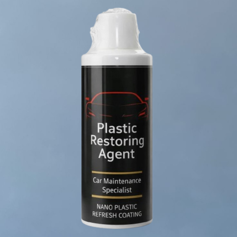 Crawloff Plastic Restorer for Car Trim Panels and Vinyl Surfaces Nano Plastic Refresh Coating for Mirror Like Finish Vehicle Interior Cleaner(100 ml)