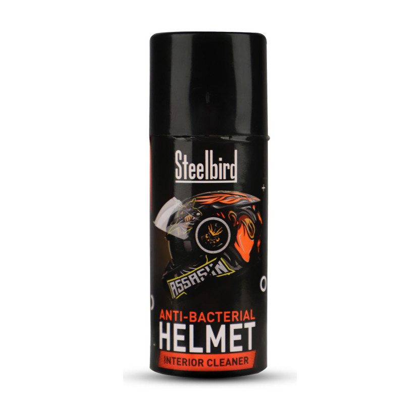 Steelbird Steelbird Helmet Interior Foam Cleaner Anti Bacterial Spray for Helmet Interior Vehicle Interior Cleaner(150 ml) - Flipkart Deal