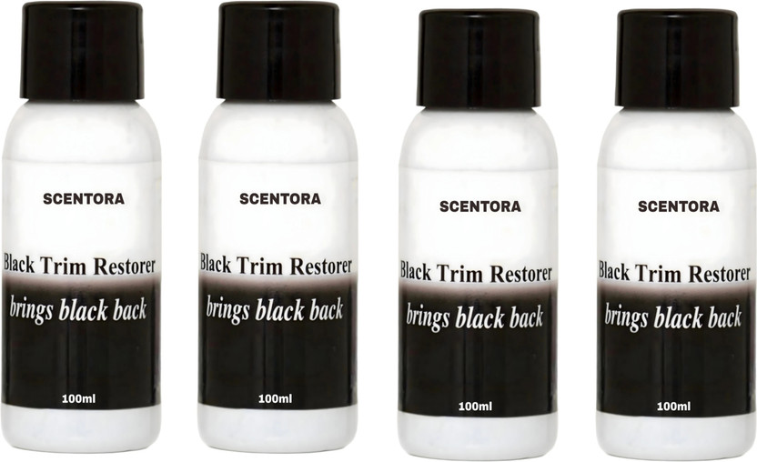 SCENTORA SCENTORA car interior cleaner SOLUTION FINISH TRIM RESTORER - BUMPER BLACK - REVIVES TRIM - BRINGS BLACK Vehicle Interior Cleaner(400 ml) - Flipkart Deal