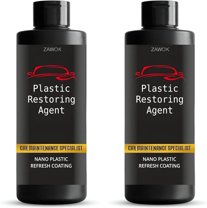 dev enterprise Car Polish for Bumper, Plastic Restoring Agent Car Maintenance Specialist Vehicle Interior Cleaner(200 ml)