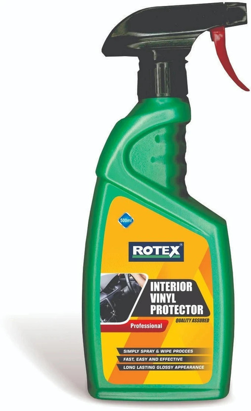 Rotex Interior Vinyl Protectant – UV Protection & Long- Lasting Finish Dust Defense Conditioner for Dash & Panels Vehicle Interior Cleaner(500 ml)