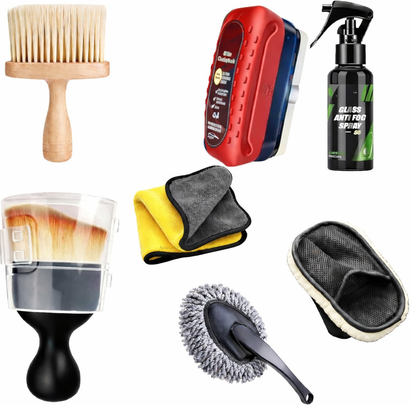 Levocraft 7 in 1 Car Cleaning Combo Kit CCK-7IN1-01 Vehicle Interior Cleaner(10 g)