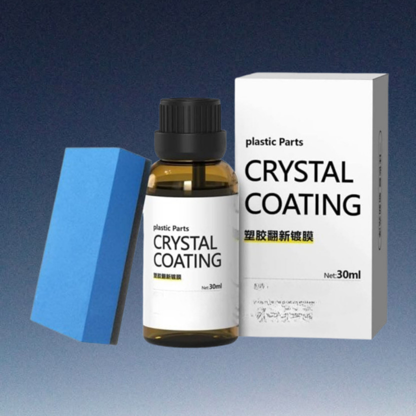 MONEYORA Plastic Coating Solution for Smooth Surface Gloss Finish Plastic Shine Liquid for Deep Gloss Enhancement Vehicle Interior Cleaner(30 ml)