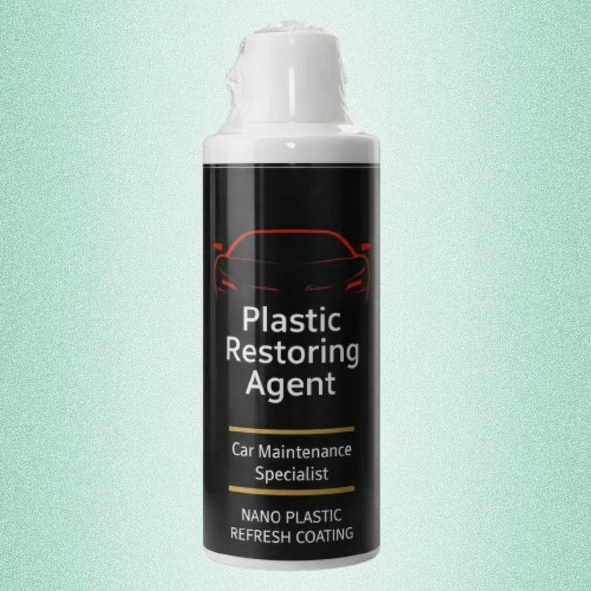 LUXORIO High Gloss Plastic Restoring Agent for Auto Maintenance Plastic Restorer for Car Bumpers Dashboard and Door Trim Vehicle Interior Cleaner(100 ml)