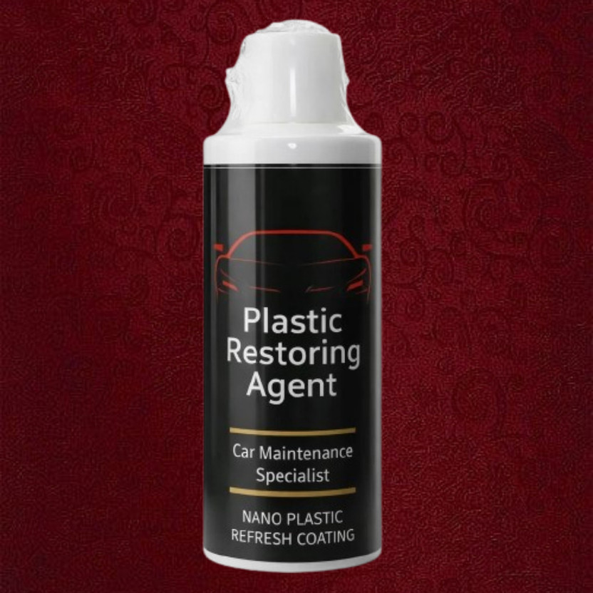 Crawloff Nano Plastic Refresh Coating for Smooth Finish Trim Plastic Restoring Agent for Universal Car Maintenance Vehicle Interior Cleaner(100 ml)