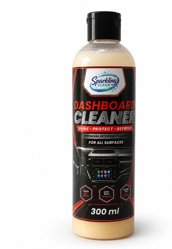 SPARKLING SPARKLING CLEAN Interior Polish & Protector SUV Car Special and Sports Bike Dashboard Cleaner Vehicle Interior Cleaner(300 ml) - Flipkart Deal