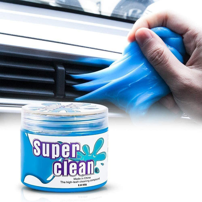 Style forest | Super Clean Magic Gel (160 GRM) Cleaner for Car Interior Keyboard Computer Laptop Home & Office Window Dust Remover Flexible Reusable Soft Glue Vehicle Interior Cleaner(160 g)
