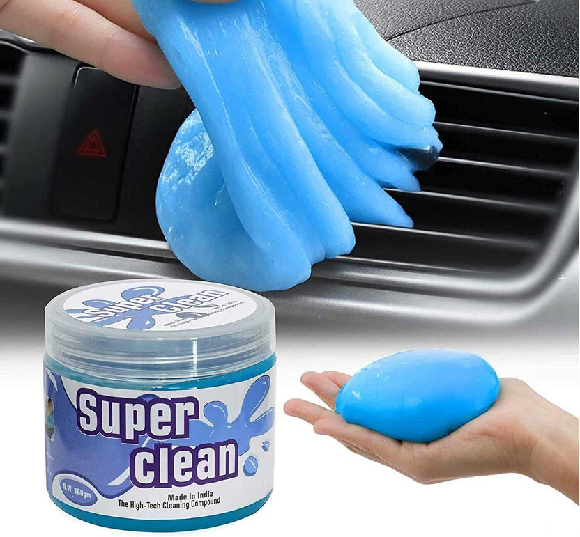 Flipkart M J VOLT Multipurpose Cleaning Gel for Car AC Vent Keyboard Dashboard & Small Gaps Car Interior Cleaner 01 Vehicle Interior Cleaner(160 g) - Flipkart Deal