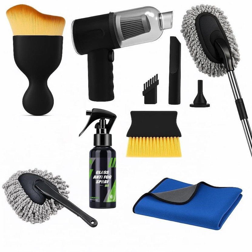 MJ clickcaet 6 PCS Premium Car Cleaning Kit 6 PCS Premium Car Cleaning Kit Vehicle Interior Cleaner(10 g)