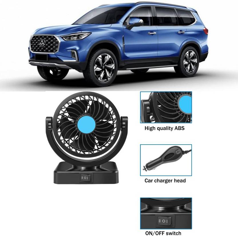 Enfield Works Cooling Car Fan 360 Degree Rotatable For vehicleY_418