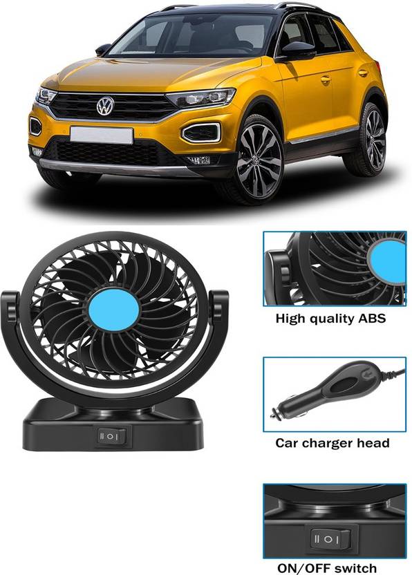 Amulite Cooling Car Fan 360 Degree Rotatable For vehicleGCF 571 Car