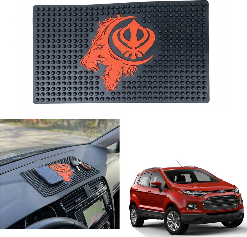 PEEPS STORE Silicone Standard Mat For  Ford Ecosport(Black)