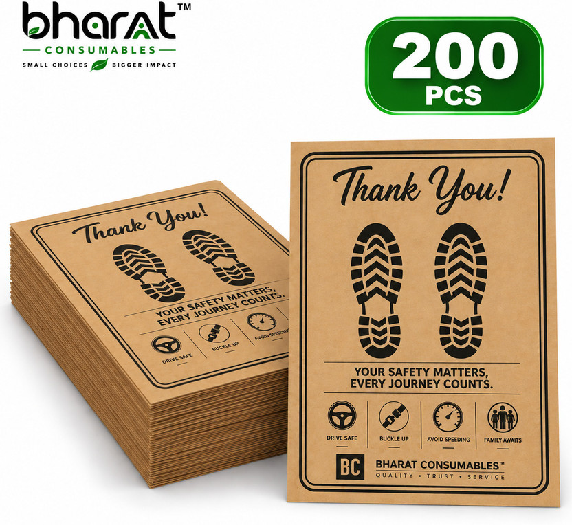 BHARAT BHARAT CONSUMABLES Paper Disposable Paper Mat For  Universal Model, Car, Truck, SUV(Brown) - Flipkart Deal