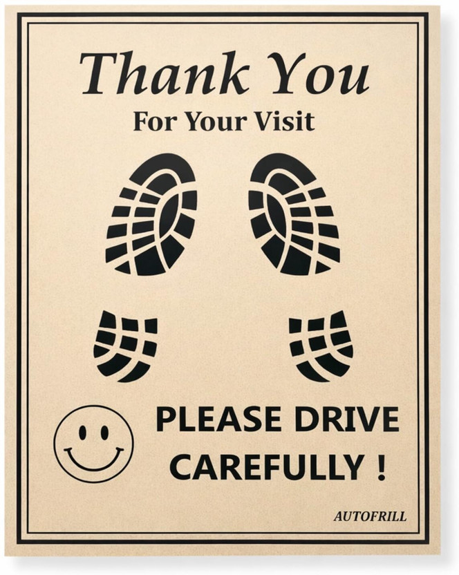 Nyra Paper Disposable Paper Mat For  Tata, Audi, Bentley, Ford, Force New Brezza, Nano(Brown)