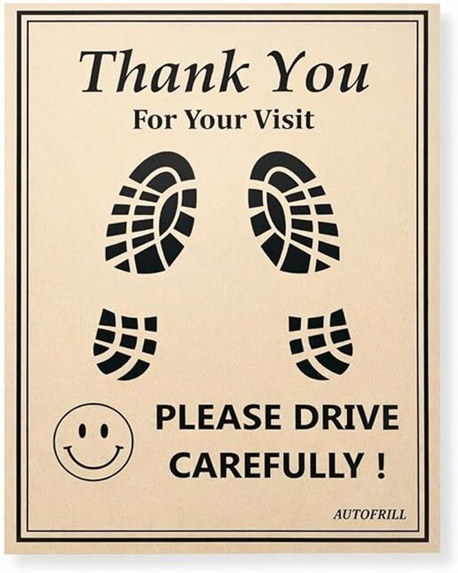 MJM Good Connections Paper Disposable Paper Mat For  Mahindra BE 6E(Brown)