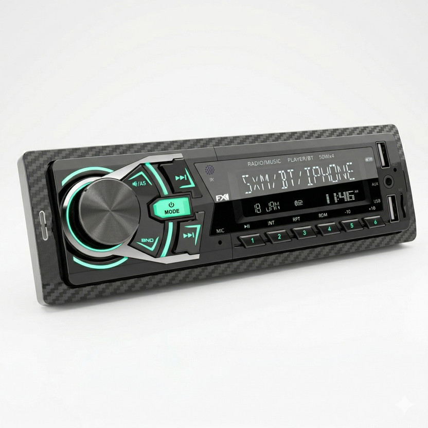 FXI A-1040 Charge Pro+ DUAL USB Bluetooth Wireless With Phone Caller Id Receiver Car Stereo(Single Din)