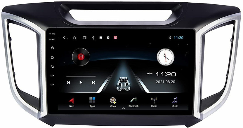 Modorwy 9Inch Android System for Hyundai Old Creta(2015-19) 2/32GB,Camera,Frame & Socket Car Stereo(Double Din)