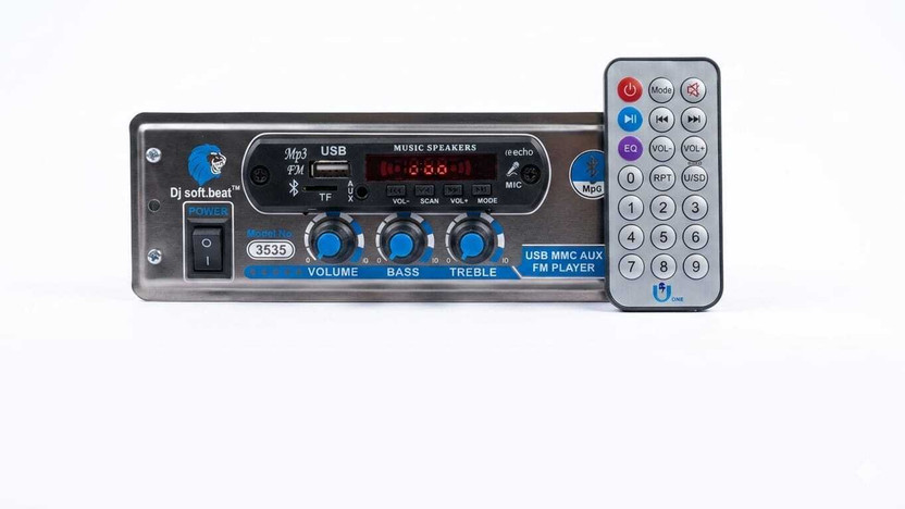 Dj soft.beat USB PLAYER 4440 DUAL IC Car Stereo (Single Din) Car Stereo(Single Din)