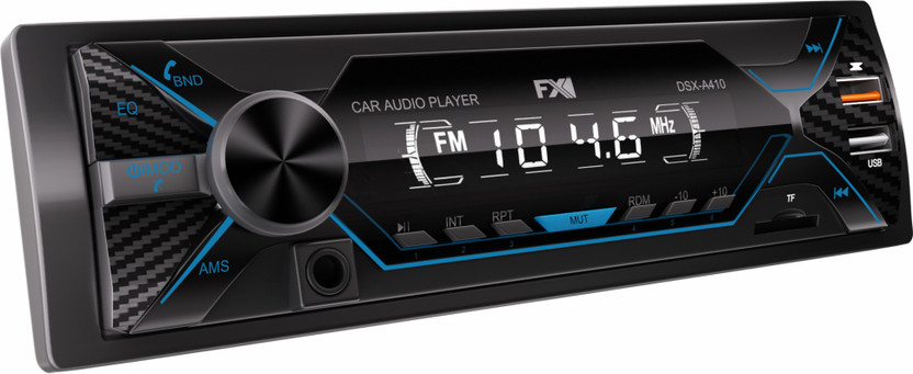 FXI Dsx-A-410 DUAL USB Bluetooth Wireless With Phone Caller Id Receiver Music System Car Stereo(Single Din)