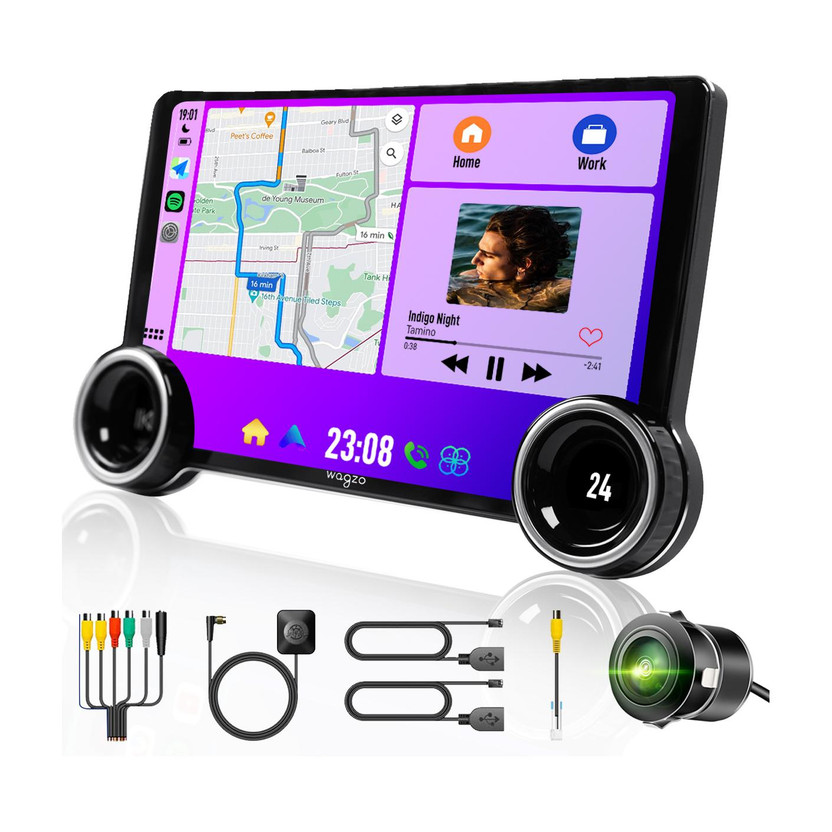 Wagzo Wagzo 2K Diamond Car Android 10.1 In,4GB+64GB,4th Gen,QLED,4 Core, AHD Camera|WAP-15 Car Stereo(Double Din) - Flipkart Deal