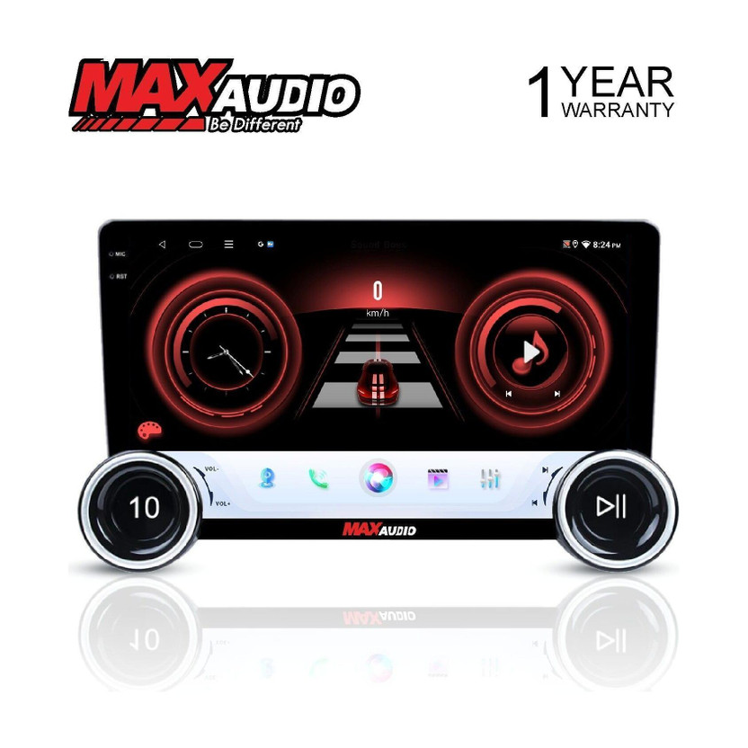Max Max Audio AndroMax MA-400 Diamond 10.1"|4GB /64GB| CarPlay & Android Auto | DSP |Android Car Stereo(Double Din) - Flipkart Deal