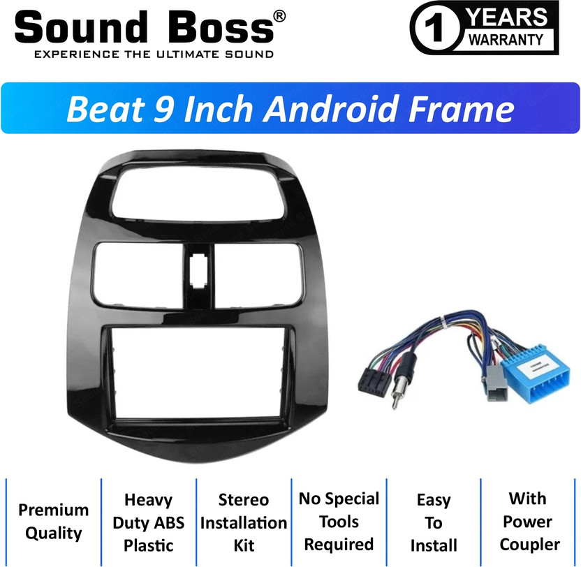Sound Boss BEAT 9"Inch Frame for Android Car Stereo(Double Din)