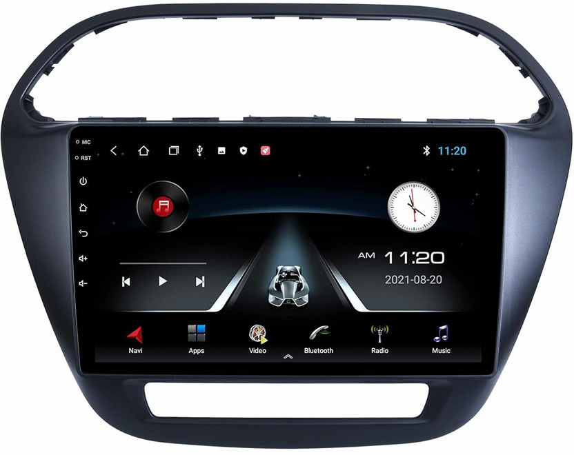 Trony Android 4GB RAM 64GB ROM Dashboard Touchscreen for Tata Tiago TO1 Car Stereo(Double Din)