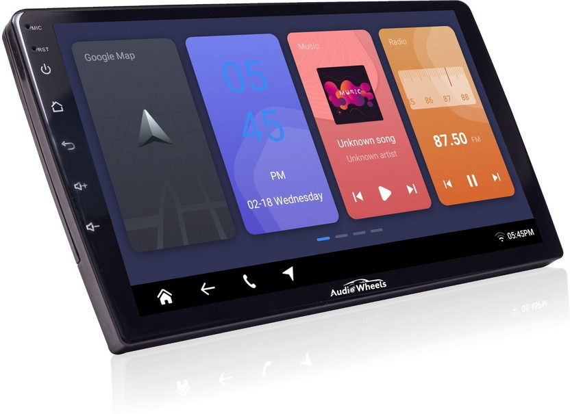 Audio Wheels 9 Inch Android Multimedia Player | 2GB RAM 32GB ROM | 360° Camera Compatible Car Stereo(Double Din)