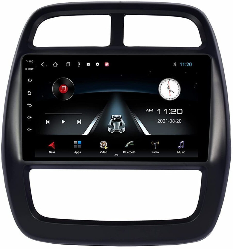 Modorwy 9 Inch Android System for Renault Old Kwid 2GB/32GB,HD Car Camera,Frame & Socket Car Stereo(Double Din)