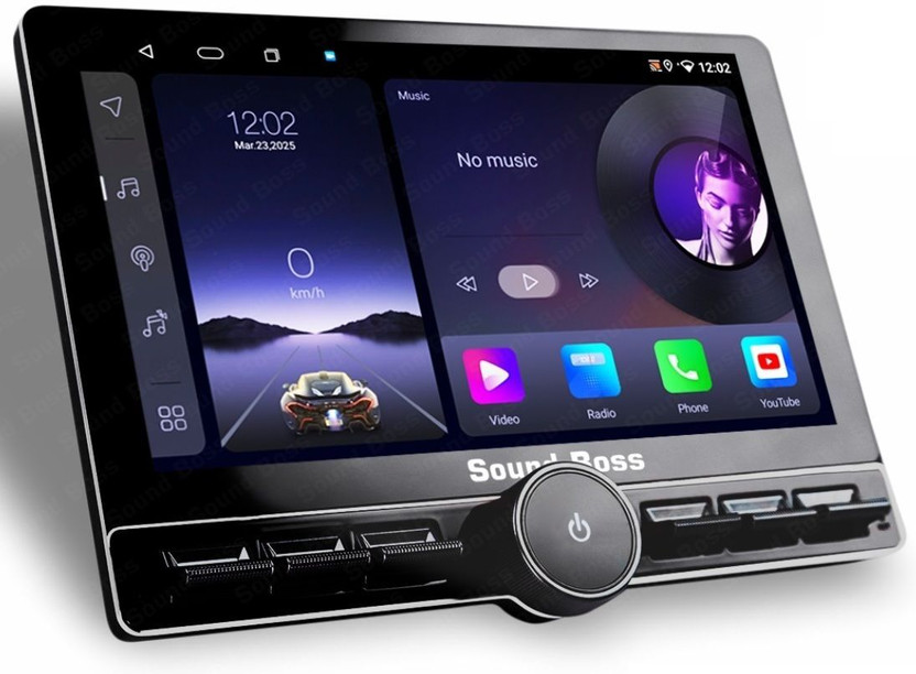Sound Boss Androidify 4th Gen 10.1" Diamond Piano Series (2GB/32GB) Android. Car Stereo(Double Din)