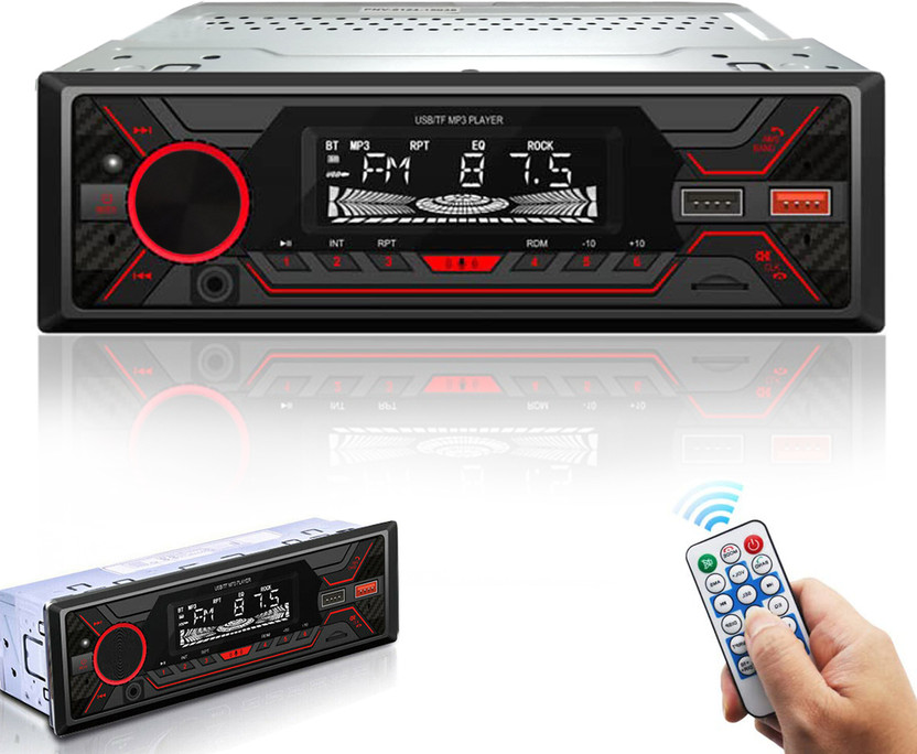 Audio Wheels Car Stereo with Dual USB/Bluetooth/FM/AU/Remote Car MP3 Audio Player Car Stereo(Single Din)