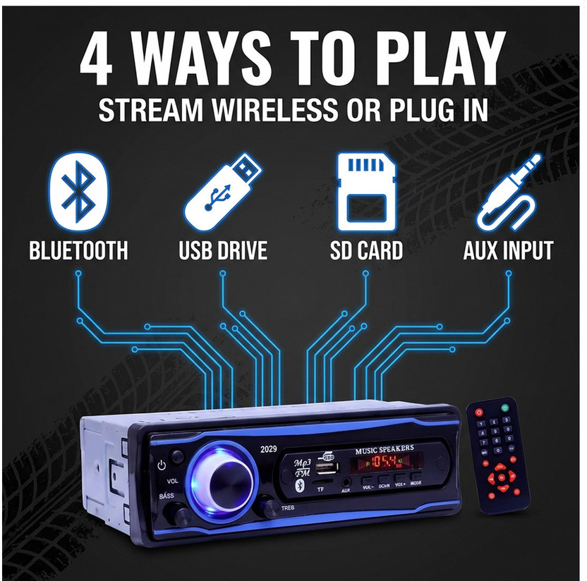 PROKONAI Universal Pro+ BLUETOOTH/USB/SD/AUX/FM/MP3 - PRLE1101 Car Stereo(Single Din)