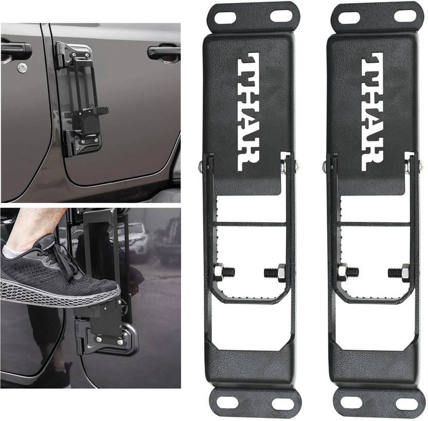 Otoroys Door Hinge Step with Folding Foot Pedal, Compatible for Thar