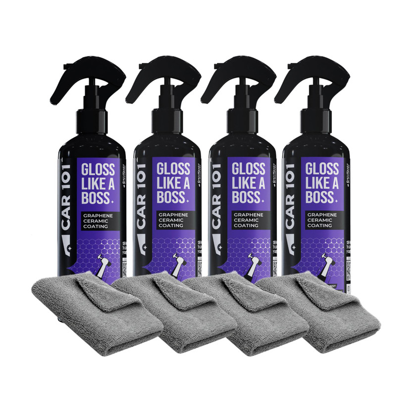 Car 101 Liquid Car Polish for Exterior(300 ml, Pack of 4)