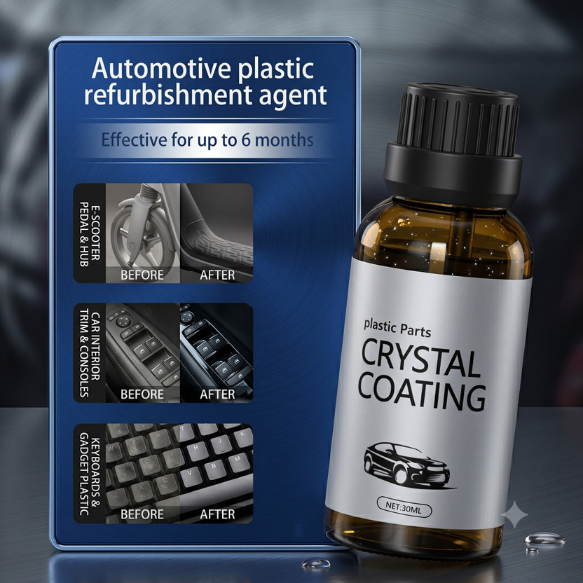 KAPISHOUSE Liquid Car Polish for Bumper, Chrome Accent, Dashboard, Exterior, Headlight, Leather, Metal Parts, Tyres, Windscreen(80 ml, Pack of 1)