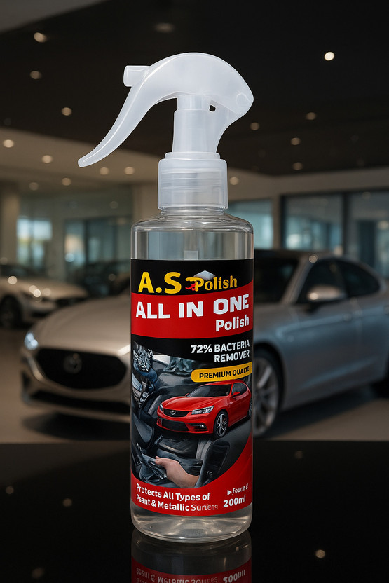 A S AUTO Paste Car Polish for Bumper, Chrome Accent, Dashboard, Exterior, Tyres, Windscreen, Metal Parts(200 ml, Pack of 1)