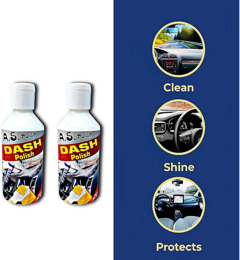 A S AUTO Paste Car Polish for Bumper, Chrome Accent, Dashboard, Exterior, Tyres, Windscreen, Metal Parts(400 ml, Pack of 2)