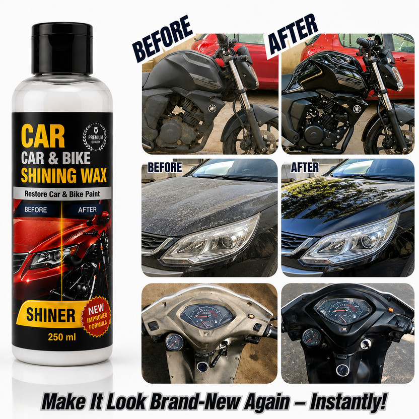 BARRY BLISS Liquid Car Polish for Dashboard, Exterior, Metal Parts(250 ml, Pack of 1)