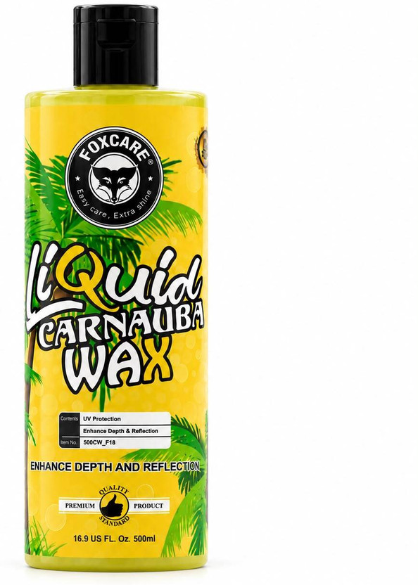 FOXCARE Liquid Car Polish for Exterior, Dashboard, Metal Parts, Tyres, Leather, Headlight, Chrome Accent(500 ml, Pack of 1)