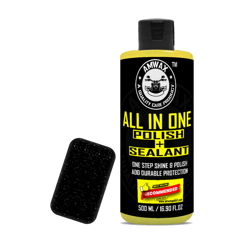 amwax Liquid Car Polish for Bumper, Dashboard, Exterior, Leather, Metal Parts, Tyres(500 ml)