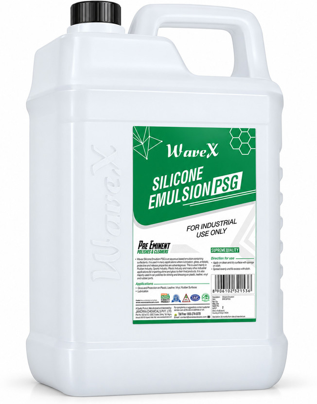 Wavex Liquid Car Polish for Leather, Tyres, Dashboard, Metal Parts, Exterior(5 Kg, Pack of 1)
