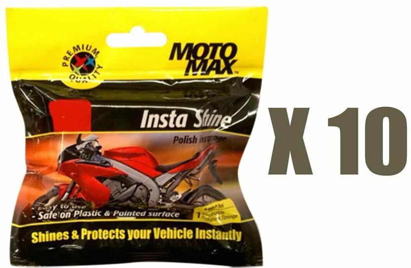 Pidilite Liquid Car Polish for Metal Parts, Bumper, Dashboard, Chrome Accent, Exterior, Headlight, Leather, Tyres, Windscreen(10 ml, Pack of 10)