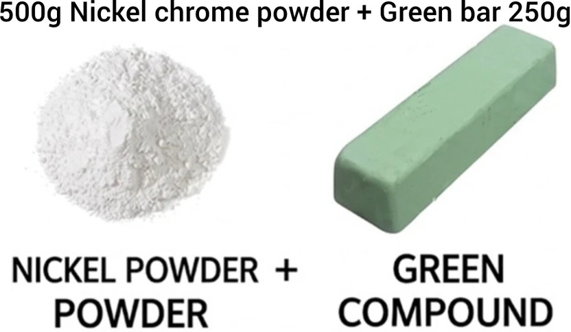 Powerenterprices Paste Car Polish for Chrome Accent, Metal Parts(500 g, Pack of 2)