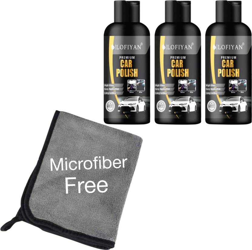 Lofiyan Lofiyan Liquid Car Polish for Bumper, Dashboard, Leather, Exterior(180 ml, Pack of 3) - Flipkart Deal