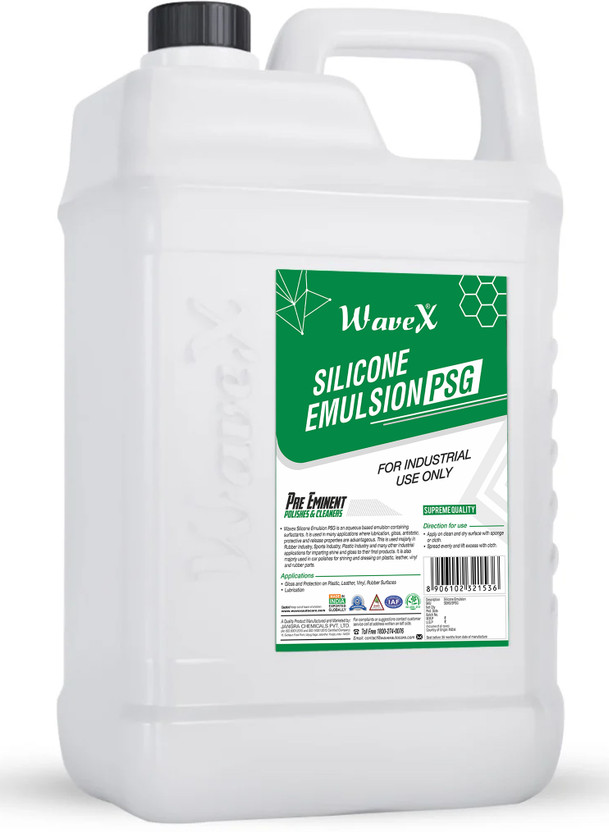 Wavex Liquid Car Polish for Leather, Tyres, Dashboard, Metal Parts, Exterior(5 Kg)