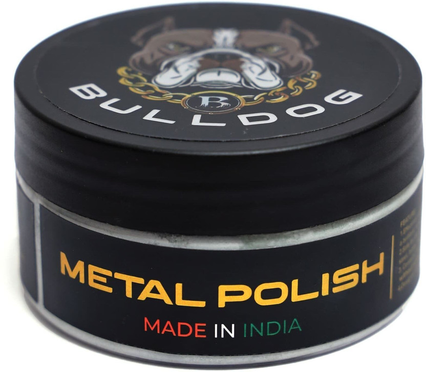 Bulldog Paste Car Polish for Metal Parts, Chrome Accent(200 g, Pack of 1)